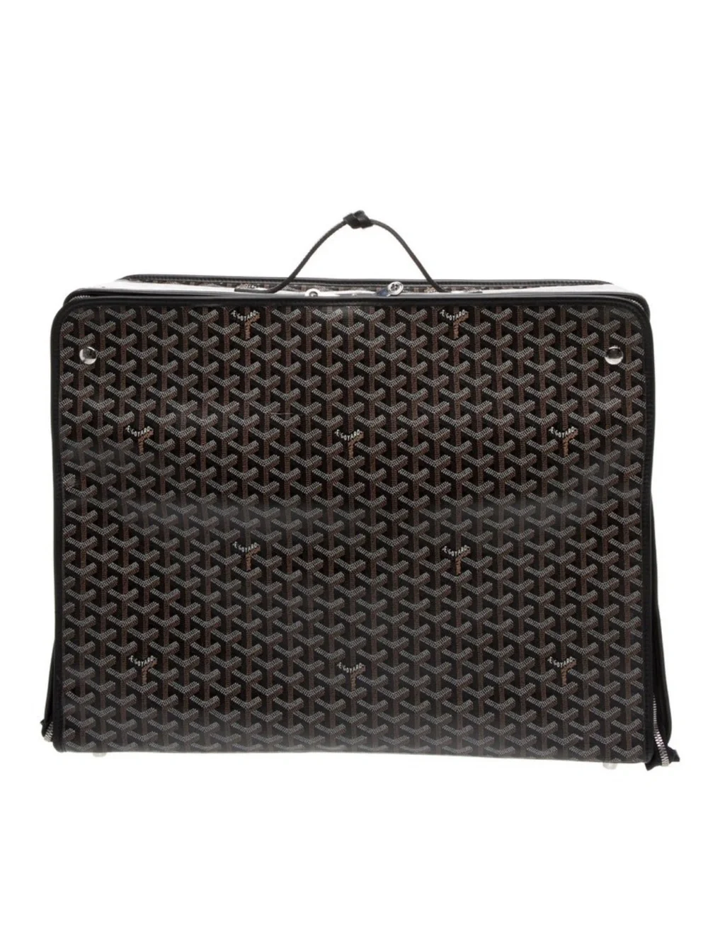 Goyard Brown & Black Caravelle 50 suitcase